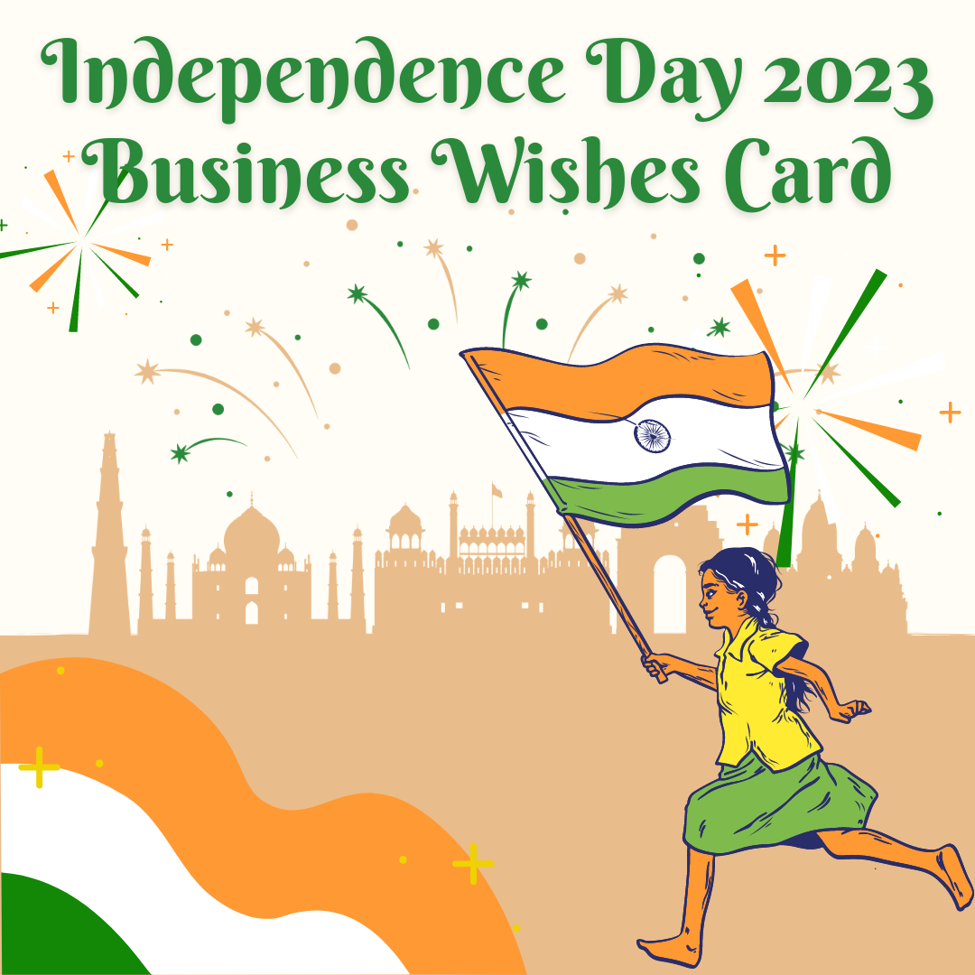 Happy Independence Day Wish Card Card